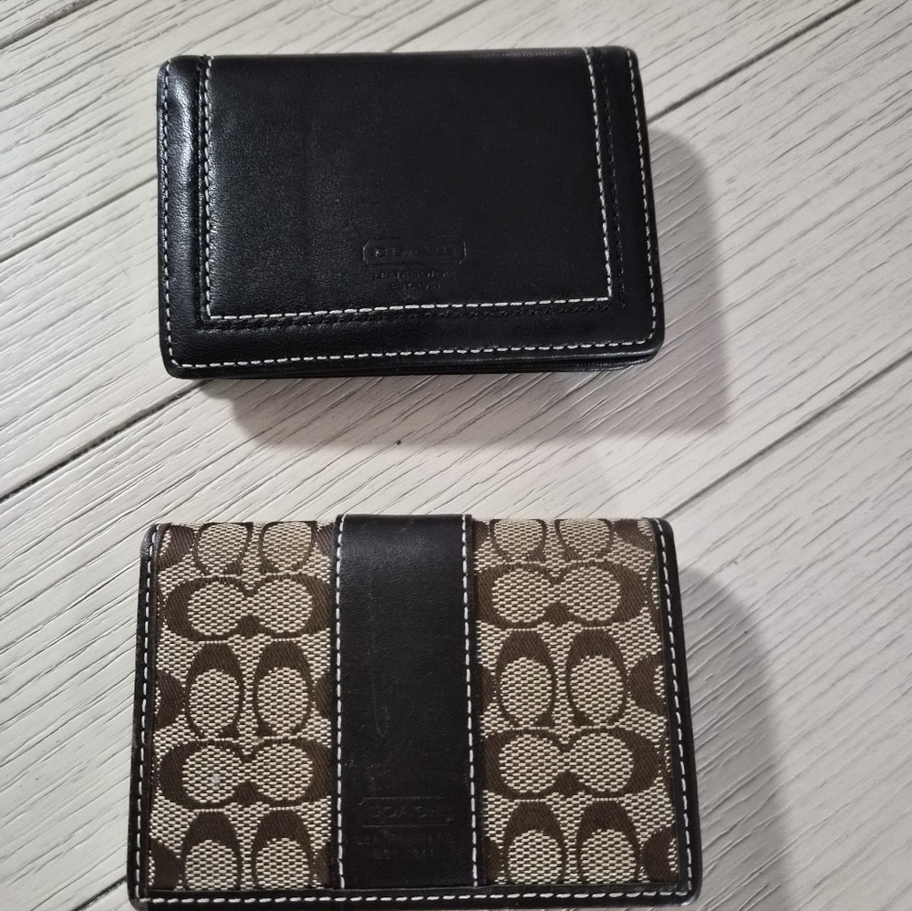Coach Card Holder Bundle
